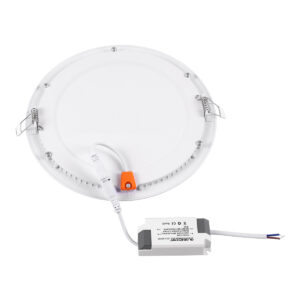 GloboStar® 60189 Χωνευτό LED Panel Φ22cm 20W 2120lm 120° AC 220-240V IP20 Φ22.2 x Υ1.9cm Φυσικό Λευκό 4500K – 3 Years Warranty