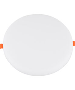 GloboStar® 60193 Χωνευτό LED Panel FrameLess Φ22cm 33W 3393lm 180° AC 220-240V IP20 με Σύστημα Ρυθμιζόμενης Τρύπας Κοπής από 3.5εκ έως 20.5εκ – Φ22.2 x Υ2cm Θερμό Λευκό 2700K – 3 Years Warranty