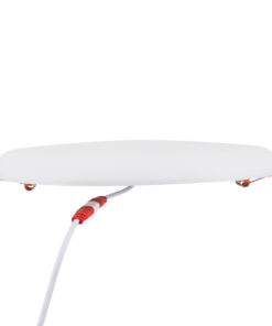 GloboStar® 60193 Χωνευτό LED Panel FrameLess Φ22cm 33W 3393lm 180° AC 220-240V IP20 με Σύστημα Ρυθμιζόμενης Τρύπας Κοπής από 3.5εκ έως 20.5εκ – Φ22.2 x Υ2cm Θερμό Λευκό 2700K – 3 Years Warranty