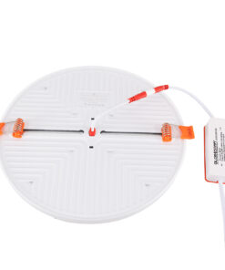 GloboStar® 60193 Χωνευτό LED Panel FrameLess Φ22cm 33W 3393lm 180° AC 220-240V IP20 με Σύστημα Ρυθμιζόμενης Τρύπας Κοπής από 3.5εκ έως 20.5εκ – Φ22.2 x Υ2cm Θερμό Λευκό 2700K – 3 Years Warranty