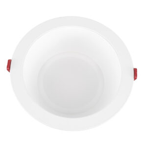 GloboStar® 60195 Χωνευτό LED Panel Downlight Φ22cm 42W 5040lm 60° AC 220-240V IP20 Φ22 x Υ9.5cm Φυσικό Λευκό 4500K – OSRAM LED CHIP TECHNOLOGY – 5 Years Warranty