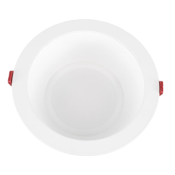 GloboStar® 60195 Χωνευτό LED Panel Downlight Φ22cm 42W 5040lm 60° AC 220-240V IP20 Φ22 x Υ9.5cm Φυσικό Λευκό 4500K – OSRAM LED CHIP TECHNOLOGY – 5 Years Warranty