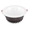 GloboStar® 60194 Χωνευτό LED Panel Downlight Φ22cm 42W 5250lm 60° AC 220-240V IP20 Φ22 x Υ9.5cm Ψυχρό Λευκό 6000K – OSRAM LED CHIP TECHNOLOGY – 5 Years Warranty