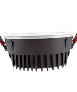 GloboStar® 60194 Χωνευτό LED Panel Downlight Φ22cm 42W 5250lm 60° AC 220-240V IP20 Φ22 x Υ9.5cm Ψυχρό Λευκό 6000K – OSRAM LED CHIP TECHNOLOGY – 5 Years Warranty