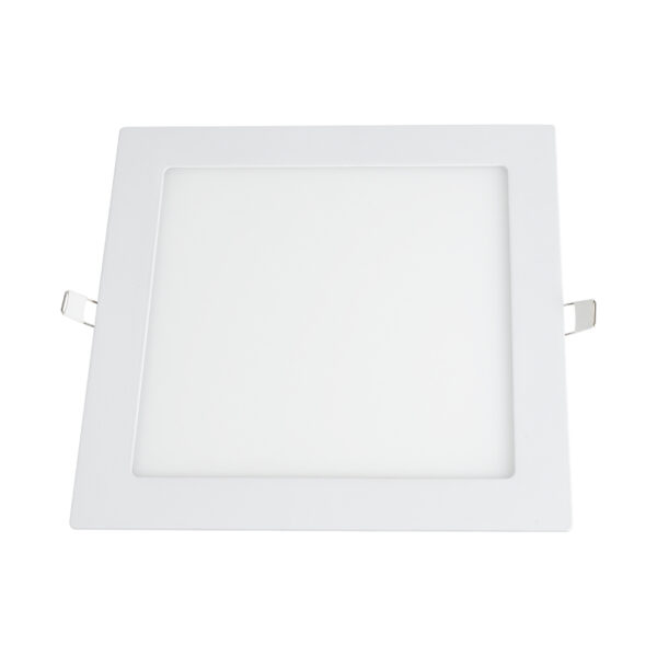 GloboStar® 60198 Χωνευτό LED Panel 20W 2120lm 120° AC 220-240V IP20 Μ22.5 x Π22.5 x Υ1.9cm Φυσικό Λευκό 4500K – 3 Χρόνια Εγγύηση