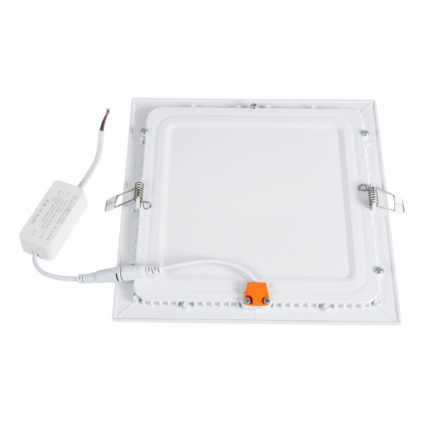GloboStar® 60198 Χωνευτό LED Panel 20W 2120lm 120° AC 220-240V IP20 Μ22.5 x Π22.5 x Υ1.9cm Φυσικό Λευκό 4500K – 3 Χρόνια Εγγύηση
