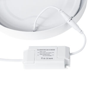 GloboStar® 60200 Εξωτερικό LED Panel Φ22cm 20W 2180lm 120° AC 220-240V IP20 Φ22.2 x Υ3cm Ψυχρό Λευκό 6000K – 3 Χρόνια Εγγύηση