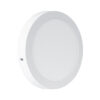 GloboStar® 60201 Εξωτερικό LED Panel Φ22cm 20W 2120lm 120° AC 220-240V IP20 Φ22.2 x Υ3cm Φυσικό Λευκό 4500K – 3 Χρόνια Εγγύηση