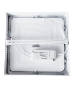 GloboStar® 60203 Εξωτερικό LED Panel 22x22cm 20W 2180lm 120° AC 220-240V IP20 Μ22 x Π22 x Υ3cm Ψυχρό Λευκό 6000K – 3 Χρόνια Εγγύηση