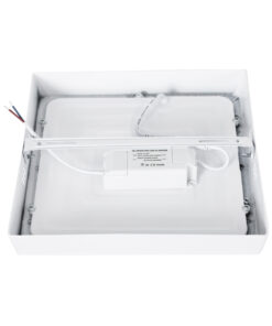 GloboStar® 60204 Εξωτερικό LED Panel 22x22cm 20W 2120lm 120° AC 220-240V IP20 Μ22 x Π22 x Υ3cm Φυσικό Λευκό 4500K – 3 Χρόνια Εγγύηση