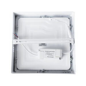 GloboStar® 60205 Εξωτερικό LED Panel 22x22cm 20W 2060lm 120° AC 220-240V IP20 Μ22 x Π22 x Υ3cm Θερμό Λευκό 2700K – 3 Χρόνια Εγγύηση