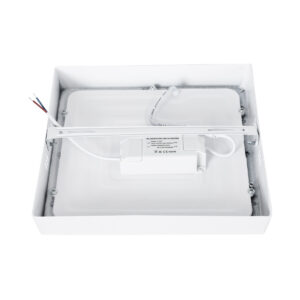 GloboStar® 60205 Εξωτερικό LED Panel 22x22cm 20W 2060lm 120° AC 220-240V IP20 Μ22 x Π22 x Υ3cm Θερμό Λευκό 2700K – 3 Χρόνια Εγγύηση