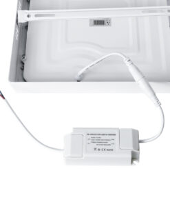 GloboStar® 60205 Εξωτερικό LED Panel 22x22cm 20W 2060lm 120° AC 220-240V IP20 Μ22 x Π22 x Υ3cm Θερμό Λευκό 2700K – 3 Χρόνια Εγγύηση