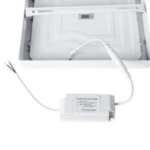 GloboStar® 60205 Εξωτερικό LED Panel 22x22cm 20W 2060lm 120° AC 220-240V IP20 Μ22 x Π22 x Υ3cm Θερμό Λευκό 2700K – 3 Χρόνια Εγγύηση