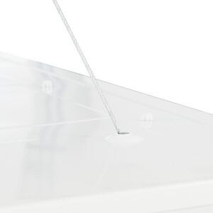 GloboStar® SUSPEN 60219 Σετ Κρέμασης με 4 Ρυθμιζόμενες Ντίζες για LED Panel 60x60cm & 120x30cm Υ80cm