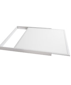 GloboStar® 60220 Πλαίσιο Στήριξης PVC Επιτοίχιας Τοποθέτησης για LED Panel 60x60cm – Λευκό