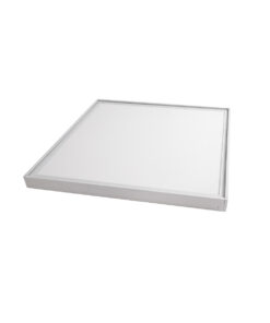 GloboStar® 60220 Πλαίσιο Στήριξης PVC Επιτοίχιας Τοποθέτησης για LED Panel 60x60cm – Λευκό