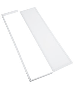 GloboStar® 60221 Πλαίσιο Στήριξης PVC Επιτοίχιας Τοποθέτησης για LED Panel 120x30cm – Λευκό