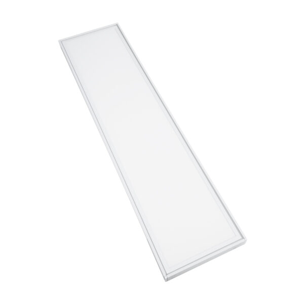 GloboStar® 60221 Πλαίσιο Στήριξης PVC Επιτοίχιας Τοποθέτησης για LED Panel 120x30cm – Λευκό