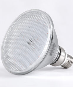 GloboStar® 60229 Λάμπα LED E27 PAR38 Κήπου Σκληρού Υάλου 18W 1200lm 60° AC 220-240V IP65 Φ12 x Υ13cm Κόκκινο – 3 Years Warranty