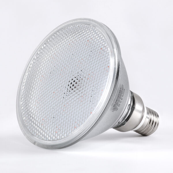 GloboStar® 60229 Λάμπα LED E27 PAR38 Κήπου Σκληρού Υάλου 18W 1200lm 60° AC 220-240V IP65 Φ12 x Υ13cm Κόκκινο – 3 Years Warranty