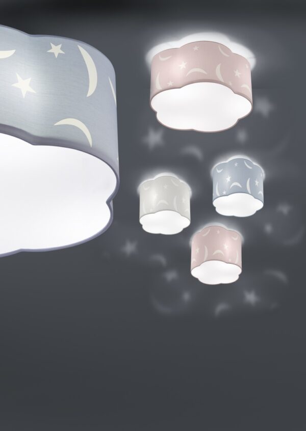 Φωτιστικό Οροφής Trio Lighting   3ΧE27 Μπλε  602300345