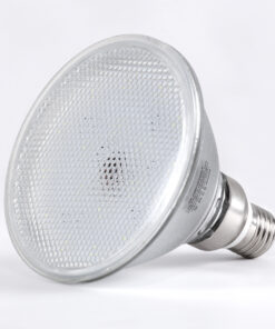 GloboStar® 60230 Λάμπα LED E27 PAR38 Κήπου Σκληρού Υάλου 18W 1200lm 60° AC 220-240V IP65 Φ12 x Υ13cm Πράσινο – 3 Years Warranty