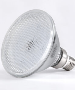 GloboStar® 60232 Λάμπα LED E27 PAR38 Κήπου Σκληρού Υάλου 18W 1200lm 60° AC 220-240V IP65 Φ12 x Υ13cm Ροζ – 3 Years Warranty