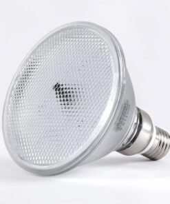 GloboStar® 60233 Λάμπα LED E27 PAR38 Κήπου Σκληρού Υάλου 18W 1200lm 60° AC 220-240V IP65 Φ12 x Υ13cm – Εναλλαγή Φωτισμού μέσω Τηλεχειριστηρίου – Πολύχρωμο RGB – 3 Years Warranty