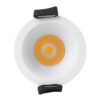 GloboStar® MICRO-S 60236 Χωνευτό LED Spot Downlight TrimLess Φ4cm 5W 650lm 38° AC 220-240V IP20 Φ4 x Υ5.9cm – Στρόγγυλο – Λευκό – Φυσικό Λευκό 4500K – Bridgelux COB – 5 Years Warranty