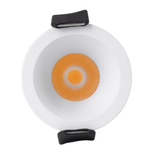 GloboStar® MICRO-S 60237 Χωνευτό LED Spot Downlight TrimLess Φ4cm 5W 625lm 38° AC 220-240V IP20 Φ4 x Υ5.9cm – Στρόγγυλο – Λευκό – Θερμό Λευκό 2700K – Bridgelux COB – 5 Years Warranty