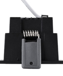 GloboStar® PLUTO-S 60269 Χωνευτό LED Spot Downlight TrimLess Μ6.4xΠ6.4cm 7W 875lm 38° AC 220-240V IP20 Μ6.4 x Π6.4 x Υ4.9cm – Τετράγωνο – Μαύρο & Anti-Glare HoneyComb – Θερμό Λευκό 2700K – Bridgelux COB – 5 Years Warranty