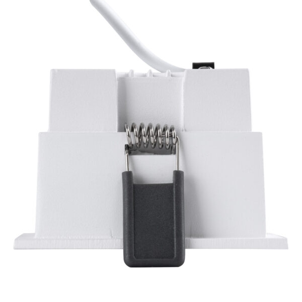 GloboStar® PLUTO-M 60272 Χωνευτό LED Spot Downlight TrimLess Μ8.4xΠ8.4cm 10W 1300lm 38° AC 220-240V IP20 Μ8.4 x Π8.4 x Υ5.9cm – Τετράγωνο – Λευκό & Anti-Glare HoneyComb – Φυσικό Λευκό 4500K – Bridgelux COB – 5 Years Warranty