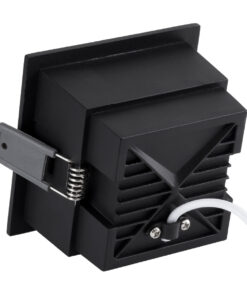 GloboStar® PLUTO-M 60274 Χωνευτό LED Spot Downlight TrimLess Μ8.4xΠ8.4cm 10W 1300lm 38° AC 220-240V IP20 Μ8.4 x Π8.4 x Υ5.9cm – Τετράγωνο – Μαύρο & Anti-Glare HoneyComb – Φυσικό Λευκό 4500K – Bridgelux COB – 5 Years Warranty