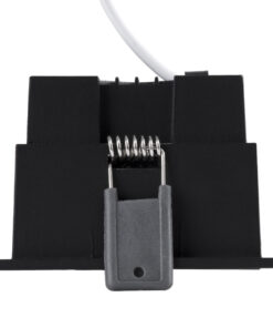 GloboStar® PLUTO-M 60275 Χωνευτό LED Spot Downlight TrimLess Μ8.4xΠ8.4cm 10W 1250lm 38° AC 220-240V IP20 Μ8.4 x Π8.4 x Υ5.9cm – Τετράγωνο – Μαύρο & Anti-Glare HoneyComb – Θερμό Λευκό 2700K – Bridgelux COB – 5 Years Warranty