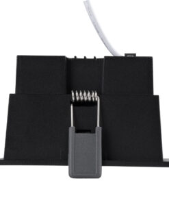 GloboStar® PLUTO-B 60280 Χωνευτό LED Spot Downlight TrimLess Μ10.4xΠ10.4cm 15W 1950lm 38° AC 220-240V IP20 Μ10.4 x Π10.4 x Υ6.5cm – Τετράγωνο – Μαύρο & Anti-Glare HoneyComb – Φυσικό Λευκό 4500K – Bridgelux COB – 5 Years Warranty