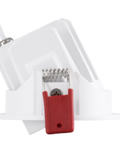 GloboStar® LEO-R 60284 Χωνευτό LED Spot Downlight TrimLess Φ8.5cm 10W 1300lm 38° AC 220-240V IP20 Φ8.5 x Υ6.6cm – Στρόγγυλο – Κινούμενο – Λευκό & Anti-Glare HoneyComb – Φυσικό Λευκό 4500K – Bridgelux COB – 5 Years Warranty