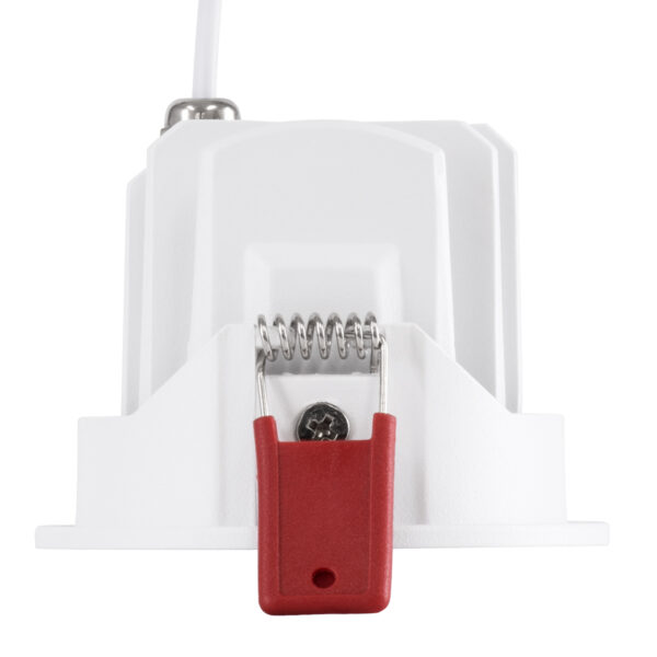GloboStar® LEO-R 60285 Χωνευτό LED Spot Downlight TrimLess Φ8.5cm 10W 1250lm 38° AC 220-240V IP20 Φ8.5 x Υ6.6cm – Στρόγγυλο – Κινούμενο – Λευκό & Anti-Glare HoneyComb – Θερμό Λευκό 2700K – Bridgelux COB – 5 Years Warranty