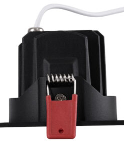 GloboStar® LEO-SQ 60292 Χωνευτό LED Spot Downlight TrimLess Μ8.5xΠ8.5cm 10W 1300lm 38° AC 220-240V IP20 Μ8.5 x Π8.5 x Υ6.6cm – Τετράγωνο – Κινούμενο – Μαύρο & Anti-Glare HoneyComb – Φυσικό Λευκό 4500K – Bridgelux COB – 5 Years Warranty