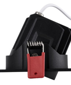 GloboStar® LEO-SQ 60292 Χωνευτό LED Spot Downlight TrimLess Μ8.5xΠ8.5cm 10W 1300lm 38° AC 220-240V IP20 Μ8.5 x Π8.5 x Υ6.6cm – Τετράγωνο – Κινούμενο – Μαύρο & Anti-Glare HoneyComb – Φυσικό Λευκό 4500K – Bridgelux COB – 5 Years Warranty