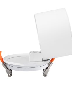 GloboStar® OMEGA-R 60295 Χωνευτό LED Spot Downlight TrimLess Φ10cm 12W 1500lm 36° AC 220-240V IP20 Φ10 x Υ8.2cm – Στρόγγυλο – Λευκό – Θερμό Λευκό 2700K – Bridgelux COB – 5 Years Warranty