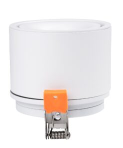 GloboStar® OMEGA-R 60295 Χωνευτό LED Spot Downlight TrimLess Φ10cm 12W 1500lm 36° AC 220-240V IP20 Φ10 x Υ8.2cm – Στρόγγυλο – Λευκό – Θερμό Λευκό 2700K – Bridgelux COB – 5 Years Warranty