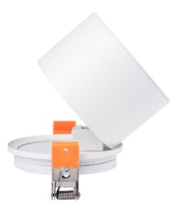 GloboStar® OMEGA-R 60295 Χωνευτό LED Spot Downlight TrimLess Φ10cm 12W 1500lm 36° AC 220-240V IP20 Φ10 x Υ8.2cm – Στρόγγυλο – Λευκό – Θερμό Λευκό 2700K – Bridgelux COB – 5 Years Warranty