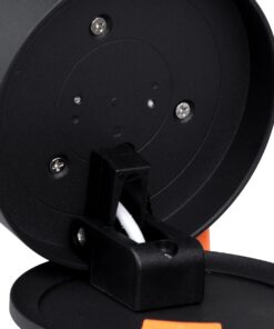 GloboStar® OMEGA-R 60297 Χωνευτό LED Spot Downlight TrimLess Φ10cm 12W 1500lm 36° AC 220-240V IP20 Φ10 x Υ8.2cm – Στρόγγυλο – Μαύρο – Θερμό Λευκό 2700K – Bridgelux COB – 5 Years Warranty