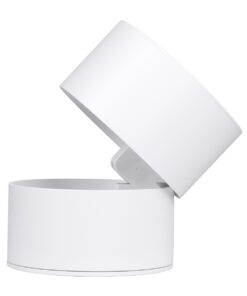 GloboStar® OMEGA-S 60298 Επιφανειακό LED Spot Downlight Φ10cm 12W 1560lm 36° AC 220-240V IP20 Φ10 x Υ10.5cm – Στρόγγυλο – Λευκό – Φυσικό Λευκό 4500K – Bridgelux COB – 5 Years Warranty