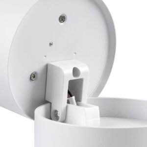 GloboStar® OMEGA-S 60298 Επιφανειακό LED Spot Downlight Φ10cm 12W 1560lm 36° AC 220-240V IP20 Φ10 x Υ10.5cm – Στρόγγυλο – Λευκό – Φυσικό Λευκό 4500K – Bridgelux COB – 5 Years Warranty