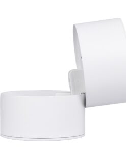 GloboStar® OMEGA-S 60299 Επιφανειακό LED Spot Downlight Φ10cm 12W 1500lm 36° AC 220-240V IP20 Φ10 x Υ10.5cm – Στρόγγυλο – Λευκό – Θερμό Λευκό 2700K – Bridgelux COB – 5 Years Warranty