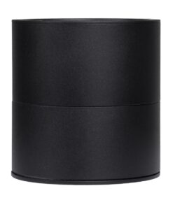 GloboStar® OMEGA-S 60300 Επιφανειακό LED Spot Downlight Φ10cm 12W 1560lm 36° AC 220-240V IP20 Φ10 x Υ10.5cm – Στρόγγυλο – Μαύρο – Φυσικό Λευκό 4500K – Bridgelux COB – 5 Years Warranty