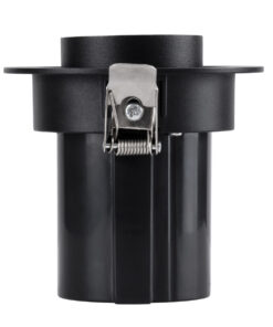 GloboStar® VIRGO-S 60304 Χωνευτό LED Spot Downlight TrimLess Φ9cm 7W 910lm 36° AC 220-240V IP20 Φ9cm x Υ9cm – Στρόγγυλο – Μαύρο – Φυσικό Λευκό 4500K – Bridgelux COB – 5 Years Warranty