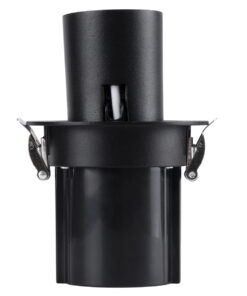 GloboStar® VIRGO-S 60304 Χωνευτό LED Spot Downlight TrimLess Φ9cm 7W 910lm 36° AC 220-240V IP20 Φ9cm x Υ9cm – Στρόγγυλο – Μαύρο – Φυσικό Λευκό 4500K – Bridgelux COB – 5 Years Warranty